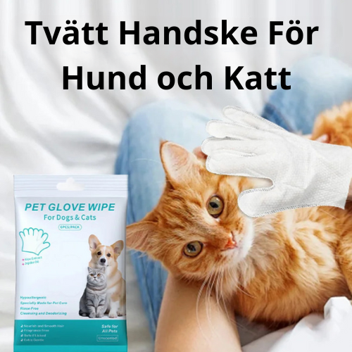 Tvätt Handsken-För hund och katt
