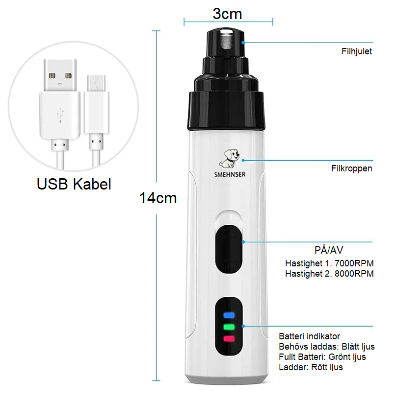 Smart Elektrisk Kloslip